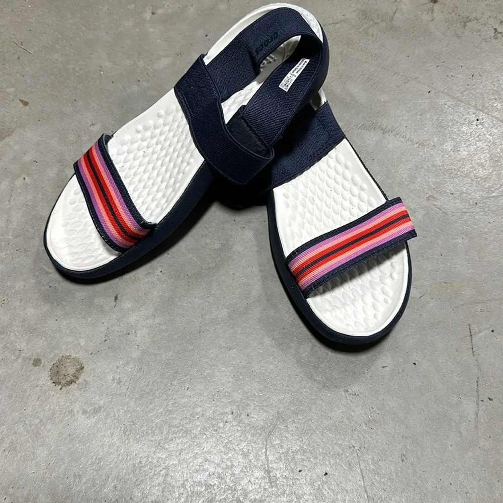 Crocs LiteRide Sandal | Stephen‎ Franks / Size 7 / Uu-26 - Picture 2 of 5